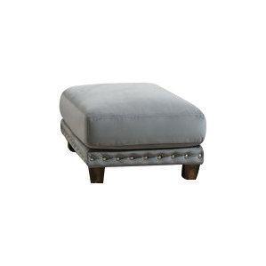 Bilberry Wood Ottoman by World Menagerie