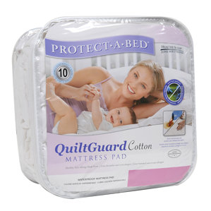 Quilt Guard Fitted Hypoallergenic Waterproof Mattress Protector by Protect-A-Bed