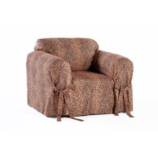 Leopard Sofa Wayfair Leopard Print Box Cushion Armchair Slipcover