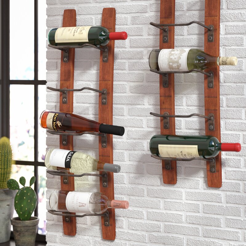 Trent Austin Design Blackburn 5 Bottle Wall Mounted Wine Rack & Reviews