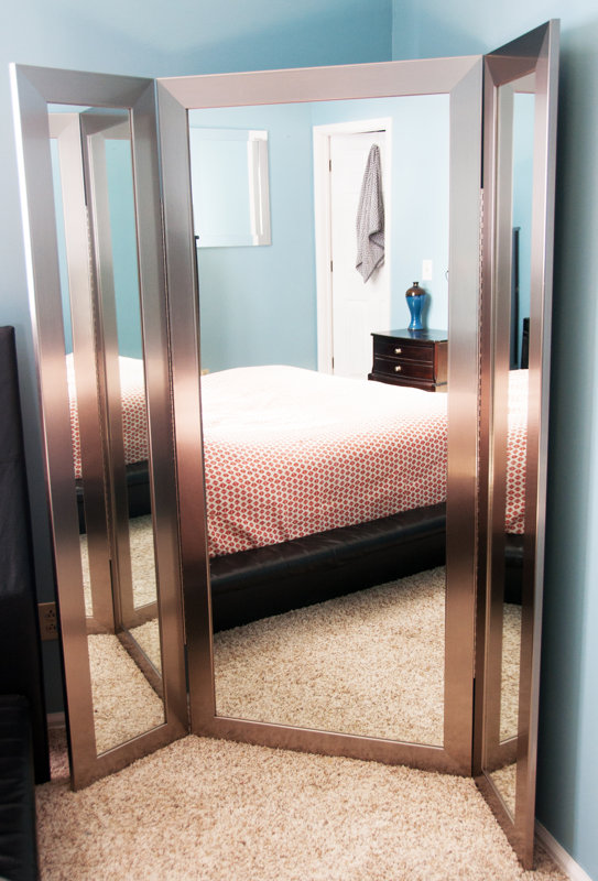 BrandtWorksLLC Full Body Trifold Mirror & Reviews Wayfair