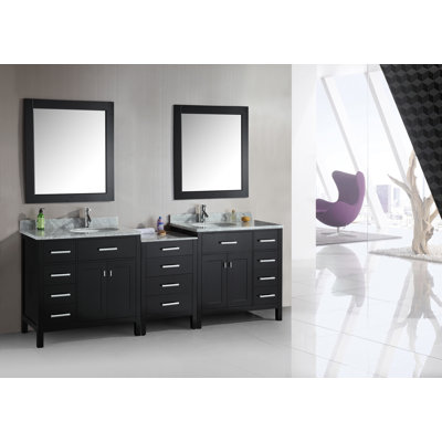 Bathroom Vanities Lakeland Fl red barrel studio halcomb 92" double bathroom vanity set with Bathroom Vanities Lakeland Fl red barrel studio halcomb 92" double bathroom vanity set with