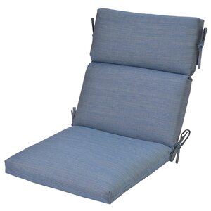 High Back Outdoor Dining Chair Cushion