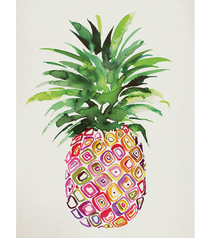 Art Group Pineapple Canvas Wall Art & Reviews Wayfair.co.uk