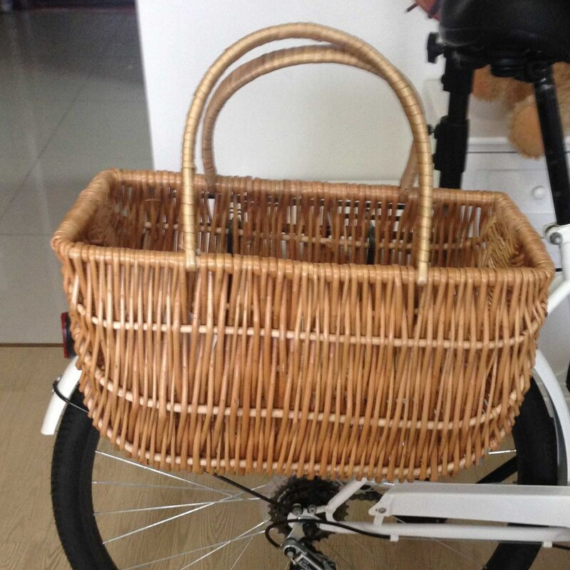 Quickway Imports Wicker Shopping Bike Basket & Reviews Wayfair