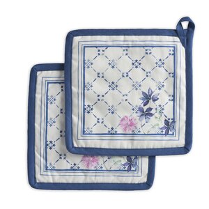 Faience Potholders (Set of 2)