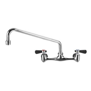 Laundry Wall Mount Faucet with Extended Swivel Spout