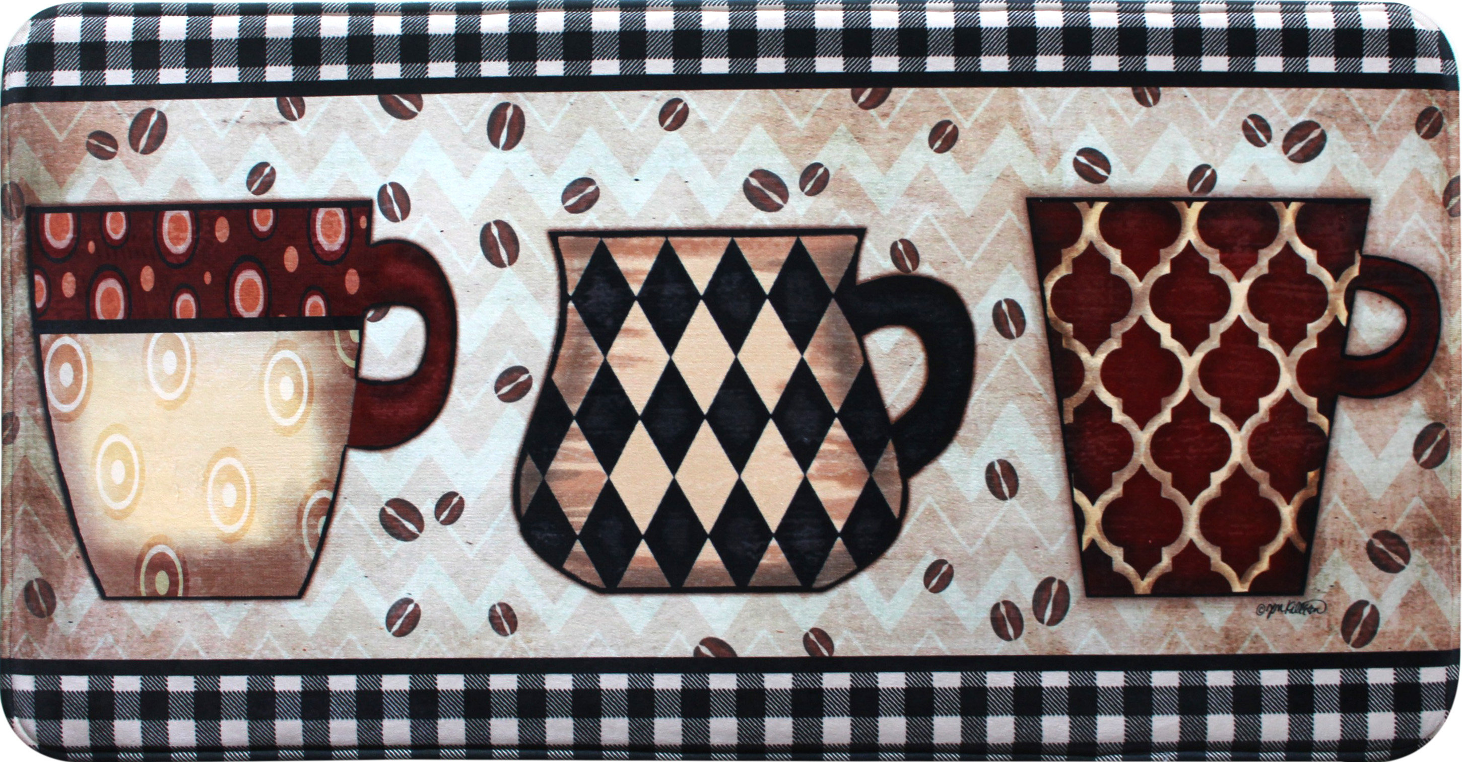 Red Barrel Studio Colfax Coffee Mug Kitchen Mat Reviews Wayfair