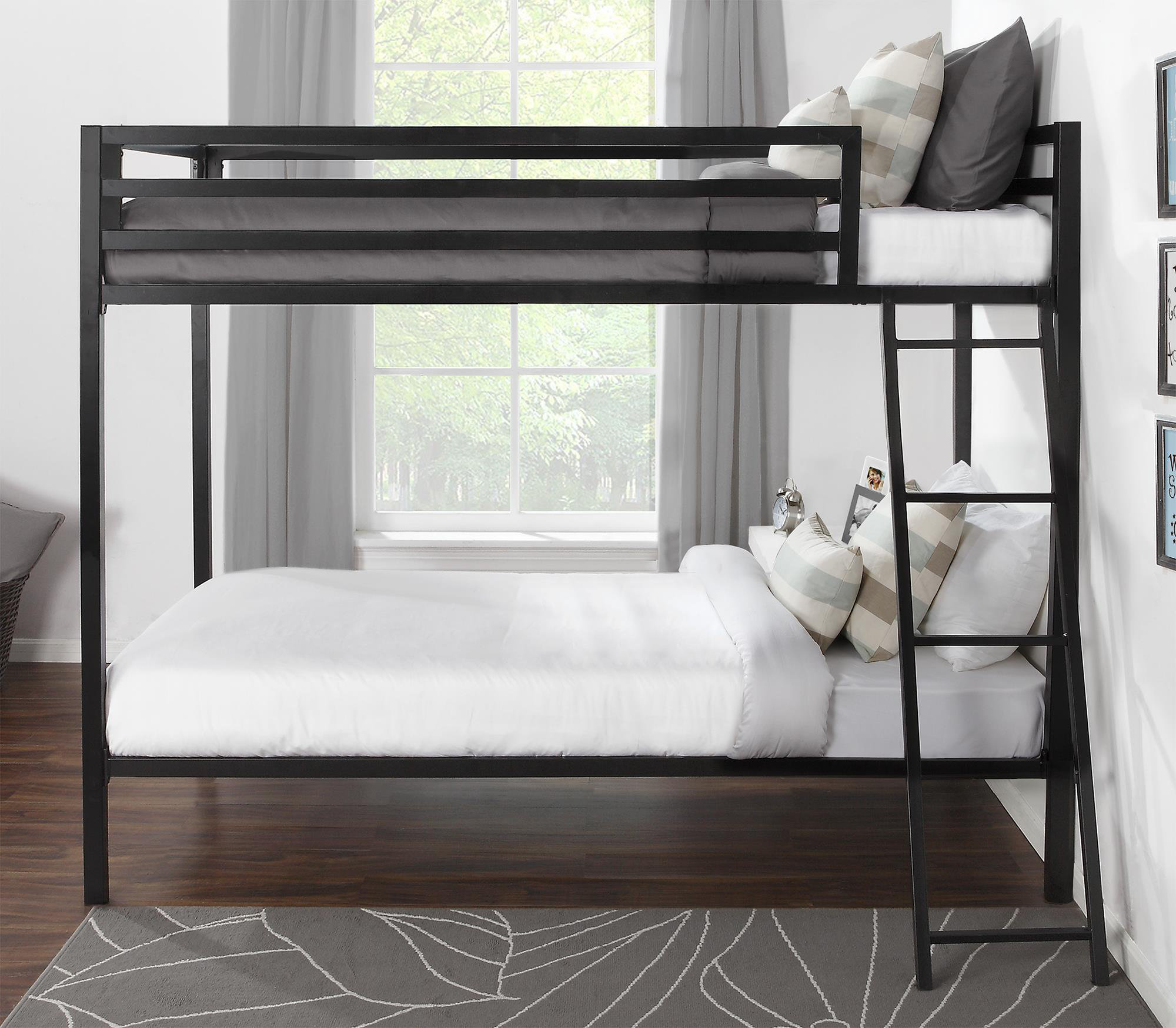 Mack Milo Doshie Metal Twin Over Bunk Bed Reviews Wayfair