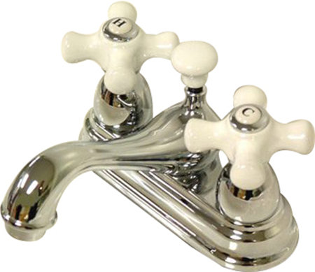Elements Of Design Centerset Bathroom Faucet With Double Porcelain Centerset Bathroom Faucet With Double Porcelain Cross Handles
