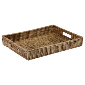 Rattan Rectangular Tray