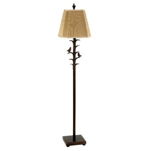 Bird on Branch Floor Lamp