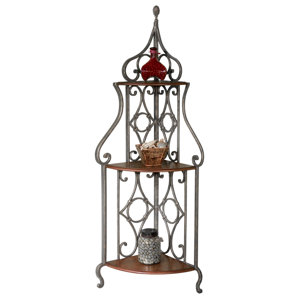 Bassford Corner Baker's Rack by Astoria Grand