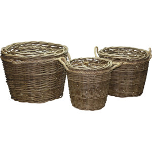Kaminholzkorb-Set von Castleton Home