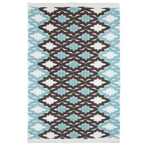 Chindi Hand-Woven Blue/Brown Area Rug