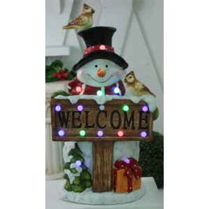 Musical Snowman Christmas Decoration
