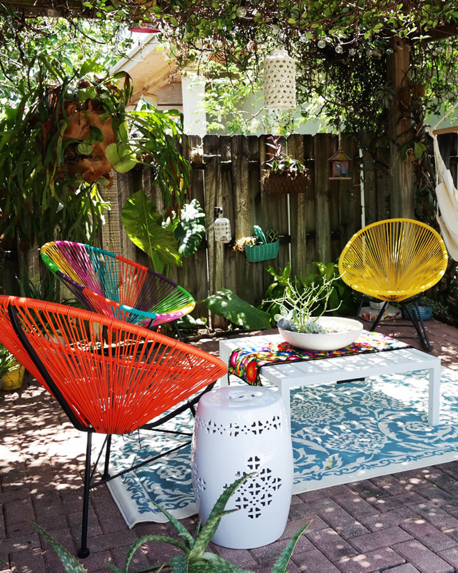 Swoon-Worthy Bright Bohemian Backyard | Wayfair Swoon-Worthy Bright Bohemian Backyard | Wayfair on Boho Yard Ideas id=67507