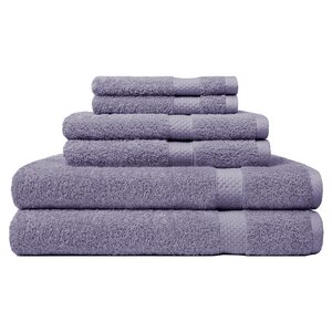 6 Piece Ring Spun Towel Set