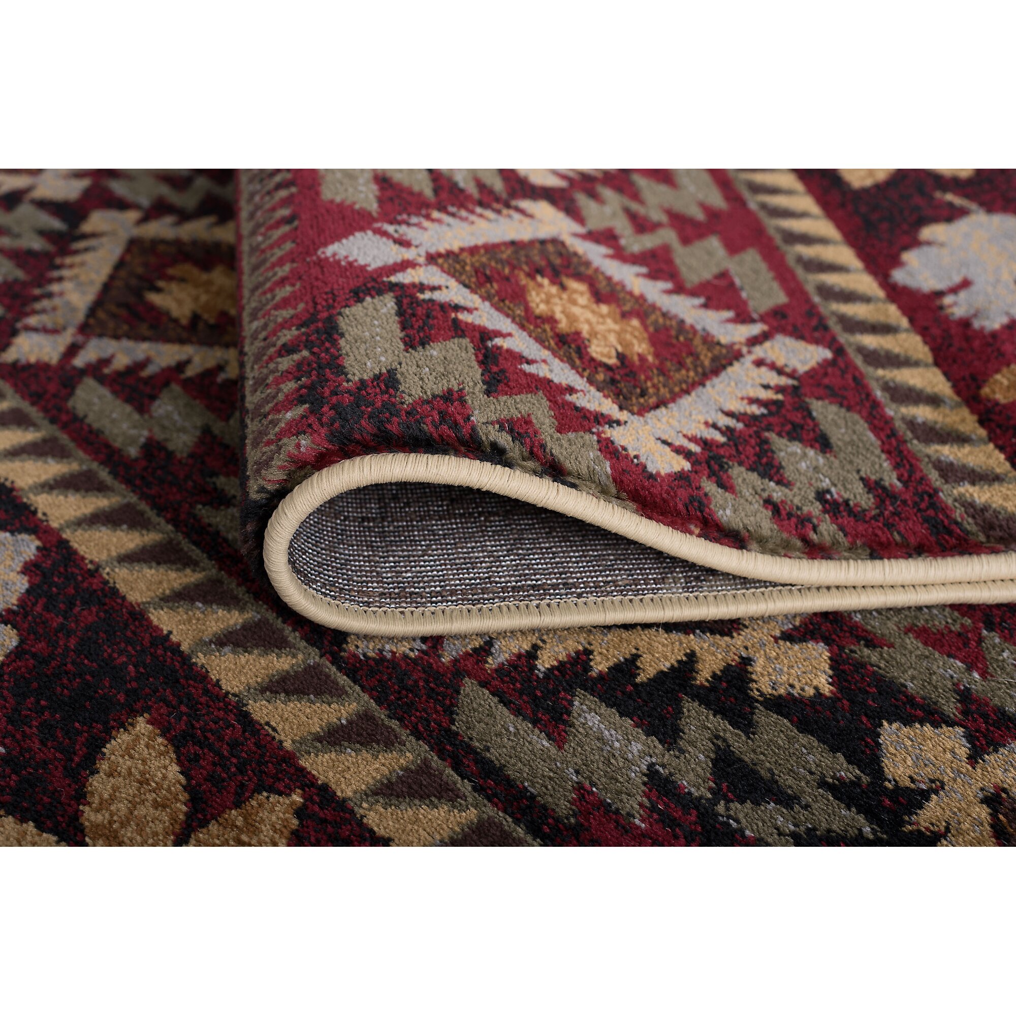 Threadbind Victor Red Brown Area Rug & Reviews