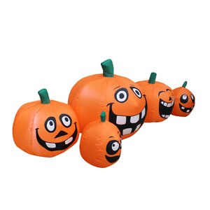 Halloween Funny Pumpkin Patch Inflatable