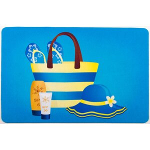 Coastal Summer Fashion Floor Mat