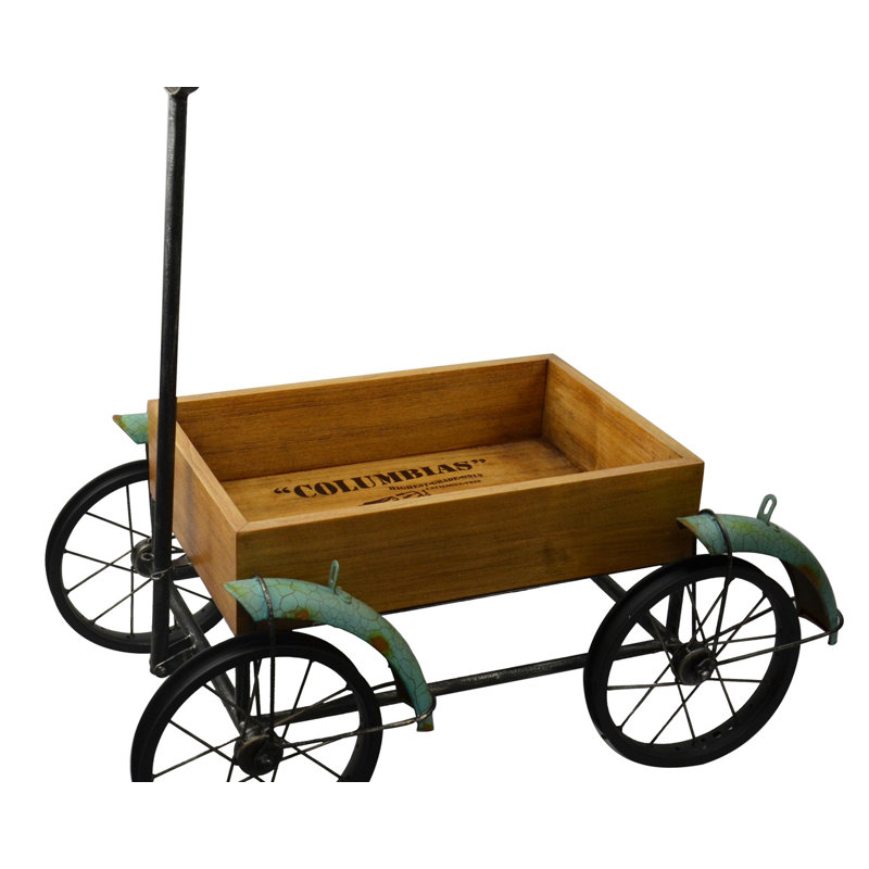 RCS Gifts Wagon Metal Wheelbarrow Planter & Reviews Wayfair