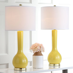 Ceramic Yellow Table Lamps You\'ll Love | Wayfair Ceramic Yellow Table Lamps You\'ll Love | Wayfair