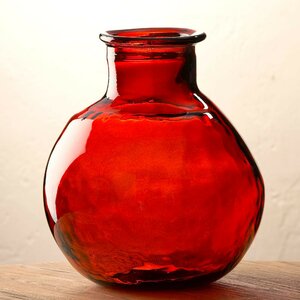 Oval Recycled Glass Balloon Vase