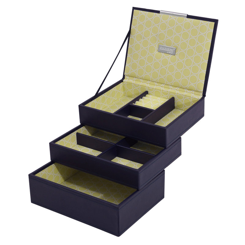 WOLF Mini Stackable 3 Piece Tray Set & Reviews Wayfair