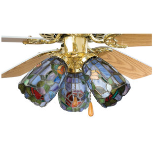 Ceiling Fan Er Light Shades You Ll Love Wayfair Tiffany 4 Gl Bowl Ceiling Fan Er Shade