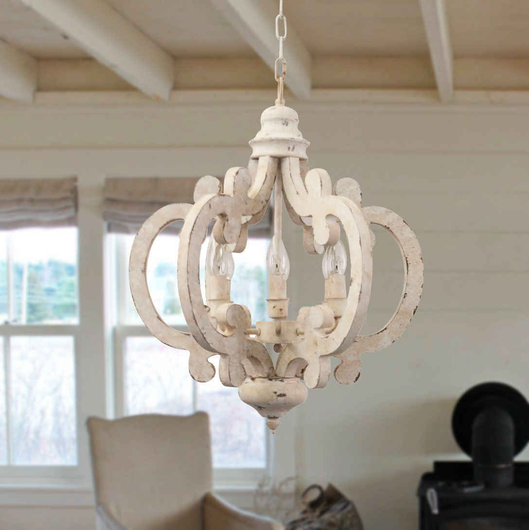 Ophelia Co Kacie Cottage Crown 6 Light Lantern Geometric