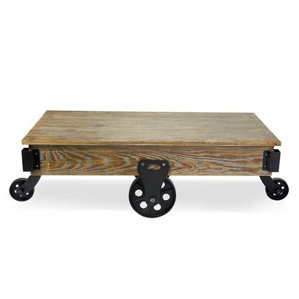 Glaucio Wood Coffee Table by 17 Stories