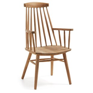 Armchair With Wooden Arms Wayfair Co Uk