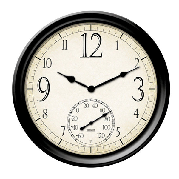 Waterproof Outdoor Clocks Wayfair