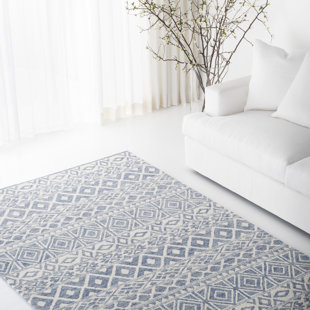 Lauren Ralph Area Rugs Joss Main Theresa Hand Tufted Wool Ivory Blue Area Rug By Lauren Ralph