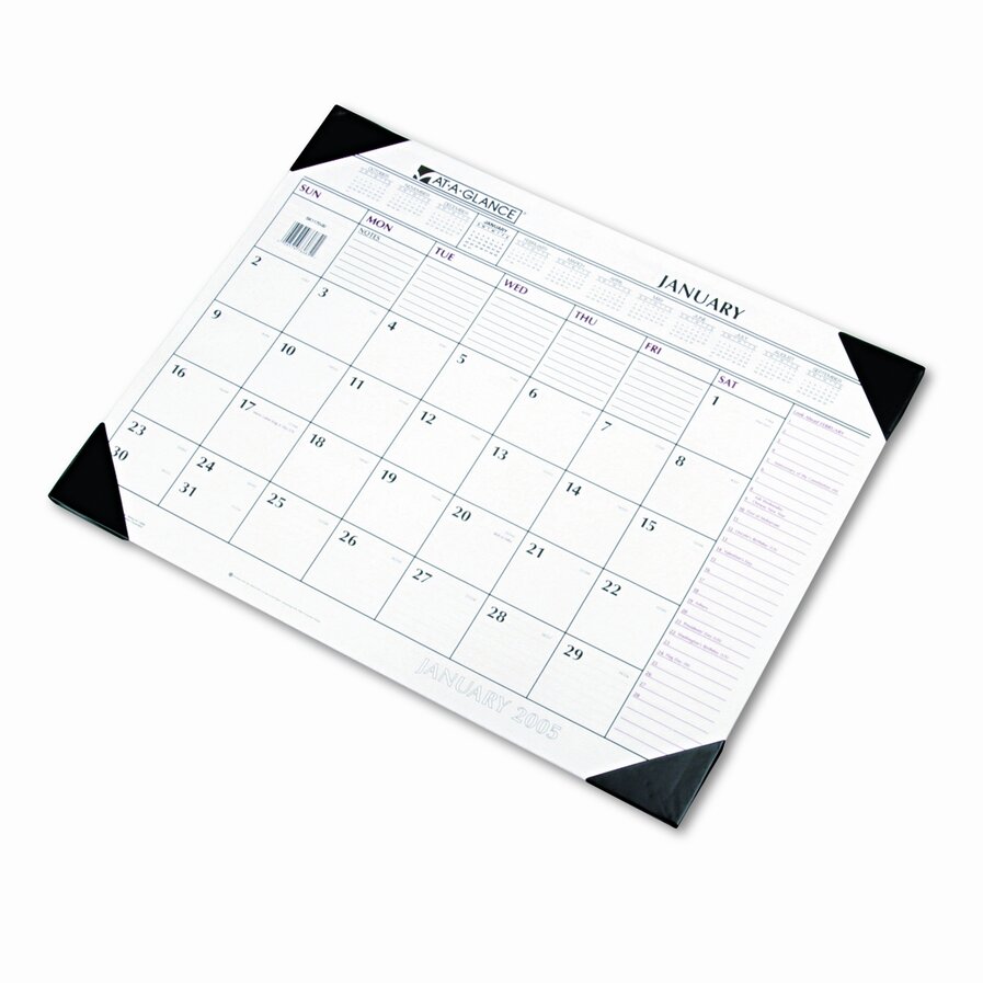 Monthly Desk Pad Calendar