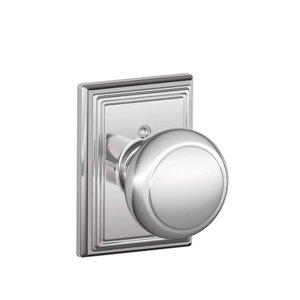F Series Andover Single Dummy Knob with Addison Rosette