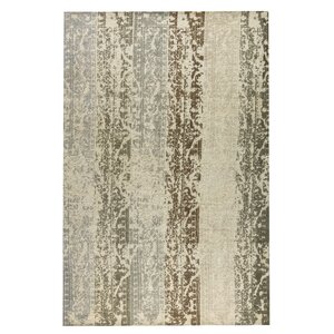 Madison Hand-Woven Silver/Beige Area Rug