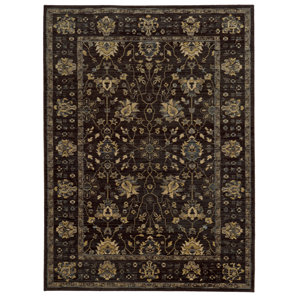 Tommy Bahama Vintage Charcoal / Blue Oriental Rug