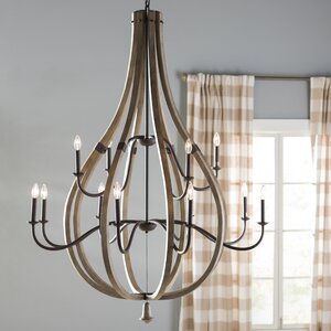 Oceane 12-Light Candle-Style Chandelier