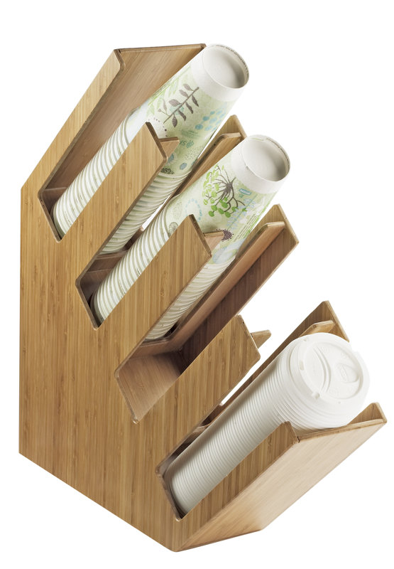 CalMil Wood Cup/Lid Holder & Reviews Wayfair