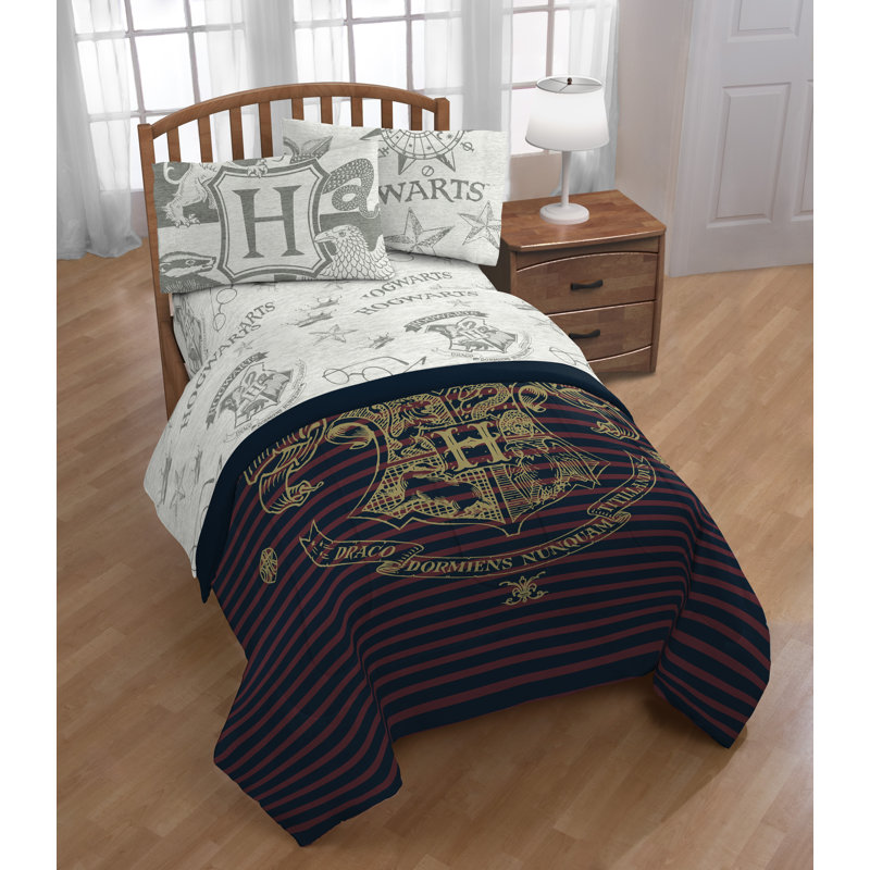 Warner Brothers Harry Potter Spellbound 4 Piece Microfiber Sheet Set Warner Brothers Harry Potter Spellbound 4 Piece Microfiber Sheet Set Reviews Wayfair