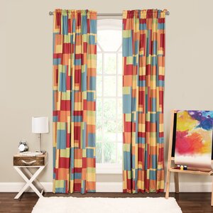 Crayola Paint Box Single Curtain Panel