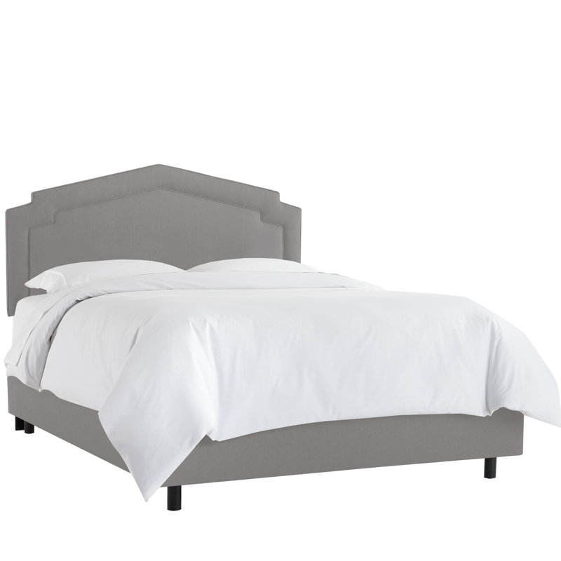 Darby Home Co Cynthia Smooth Linen Upholstered Panel Bed & Reviews