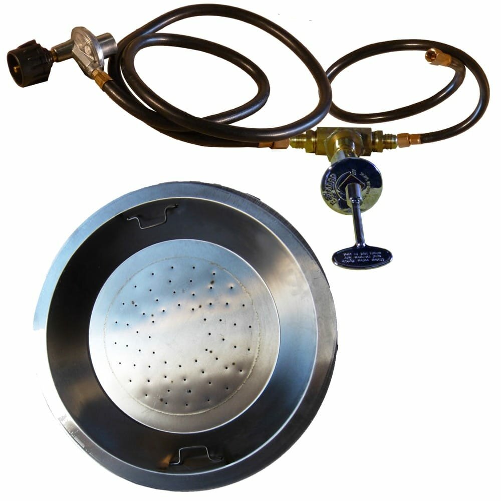 Etco Drop In Round Fire Pit Accessories Kit Wayfair