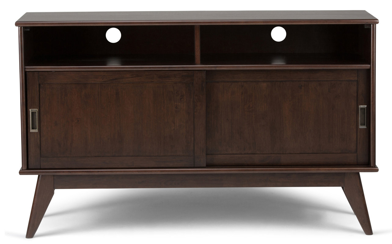 Simpli Home Draper Mid Century 54" TV Stand & Reviews Wayfair