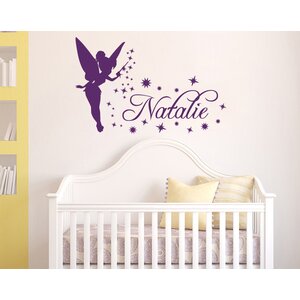 Tinkerbell Personalized Name Wall Decal