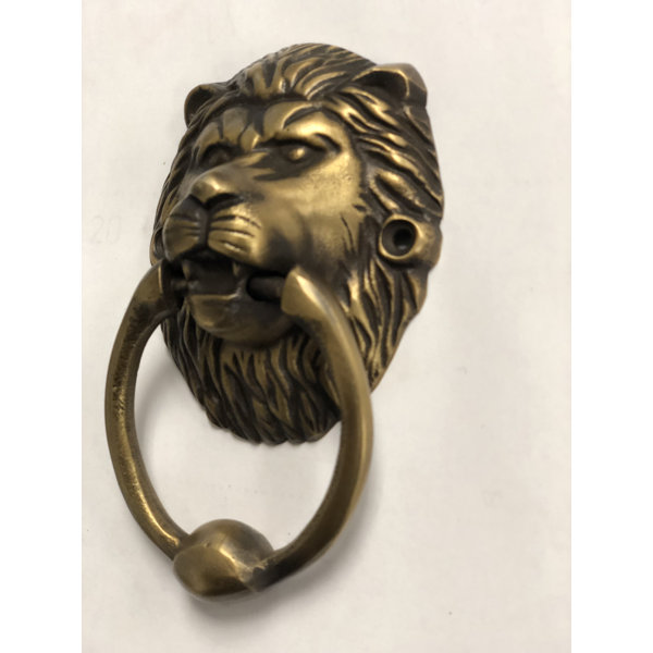 Bro Lion Head Door Knocker