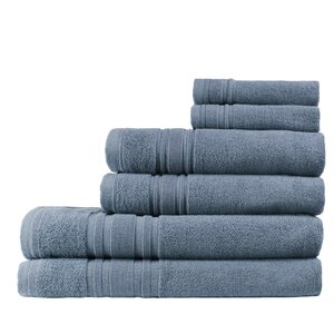 Turkish Cotton Ensemble 6 Piece Towel Set