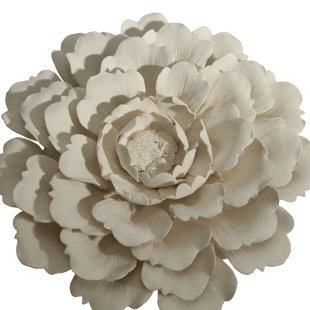Porcelain Flower Wall Decor Wayfair 3 Porcelain Flower Wall Décor
